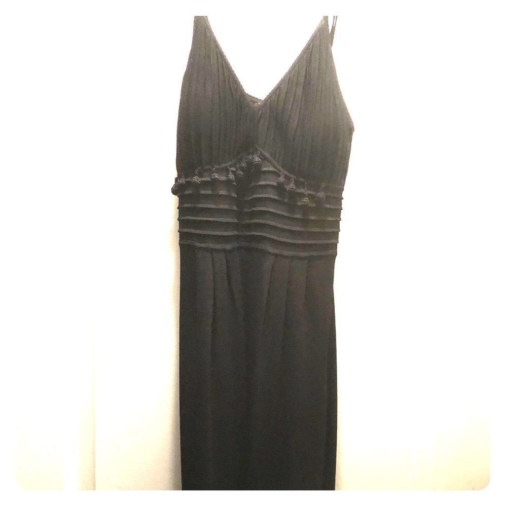Black Knit evening dress